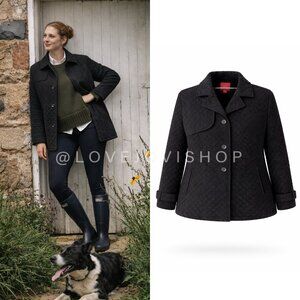 Classic | Black Quilted Equestrian Spring Jacket | Size 1X | Ralph Lauren Vibes